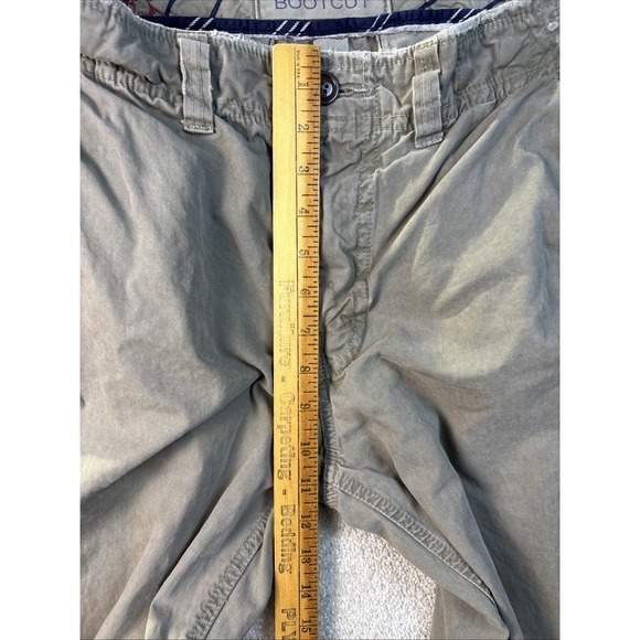 Vtg American Eagle Chino Pants Men's 32x34 Brown AE Skater Y2K Bootcut *READ - Picture 11 of 13